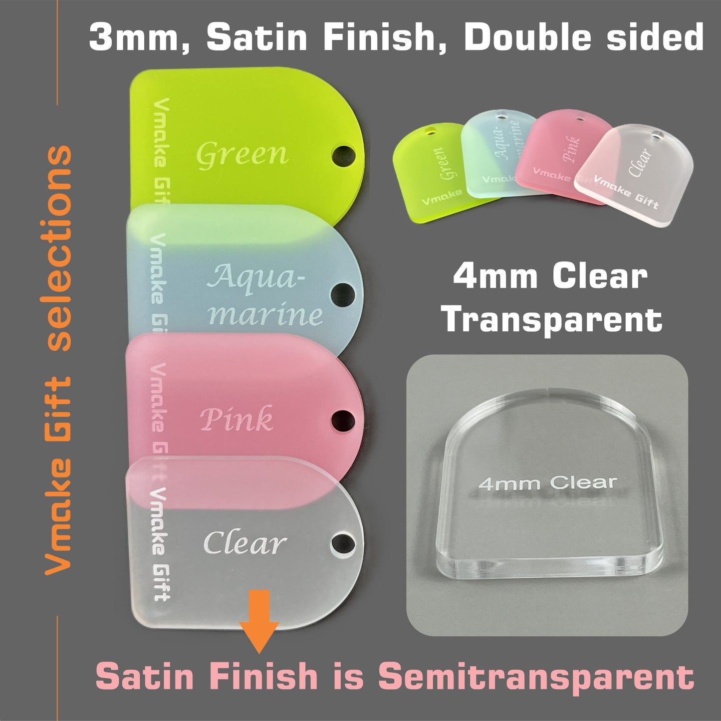 A4 paper document tray | 4mm 3mm clear acrylic tray