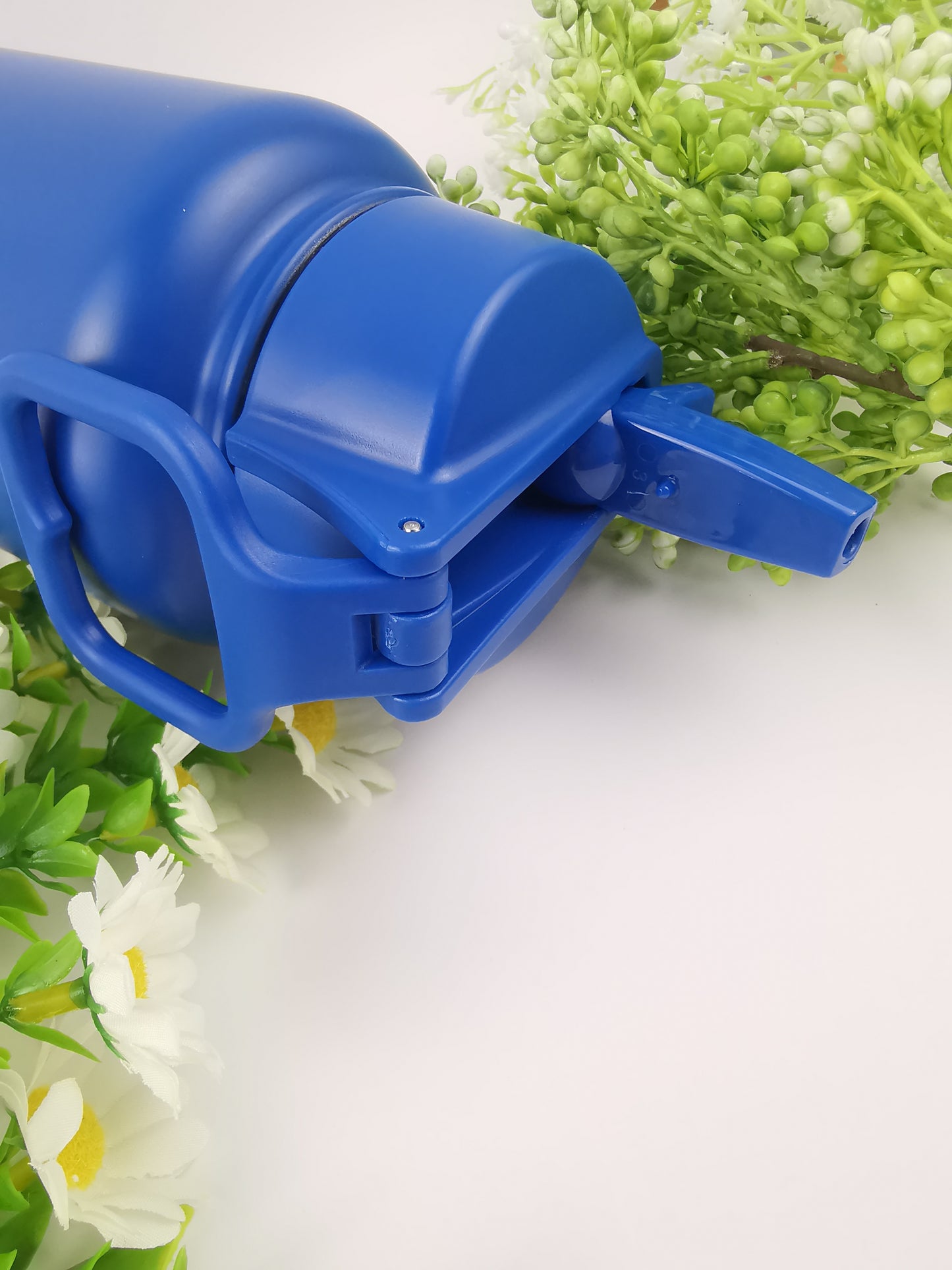 blue drink bottle