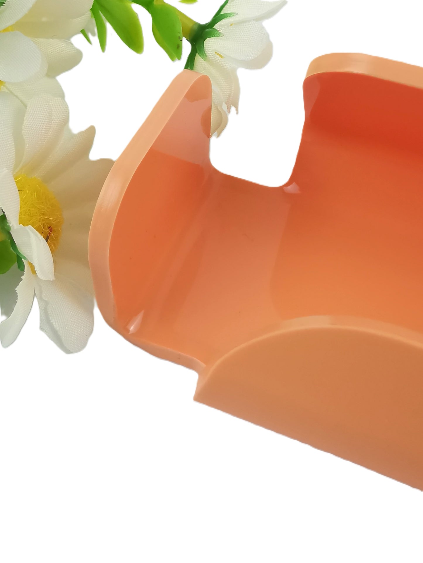 business card holder close up