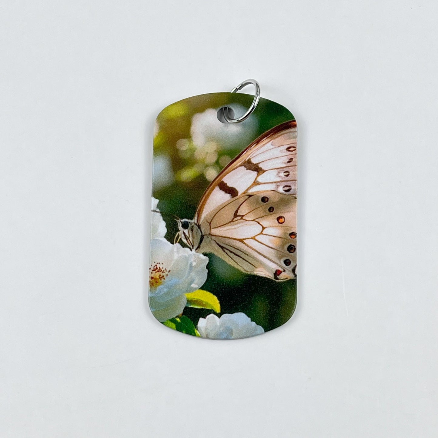 custom print photo on stainless steel keychain pendant