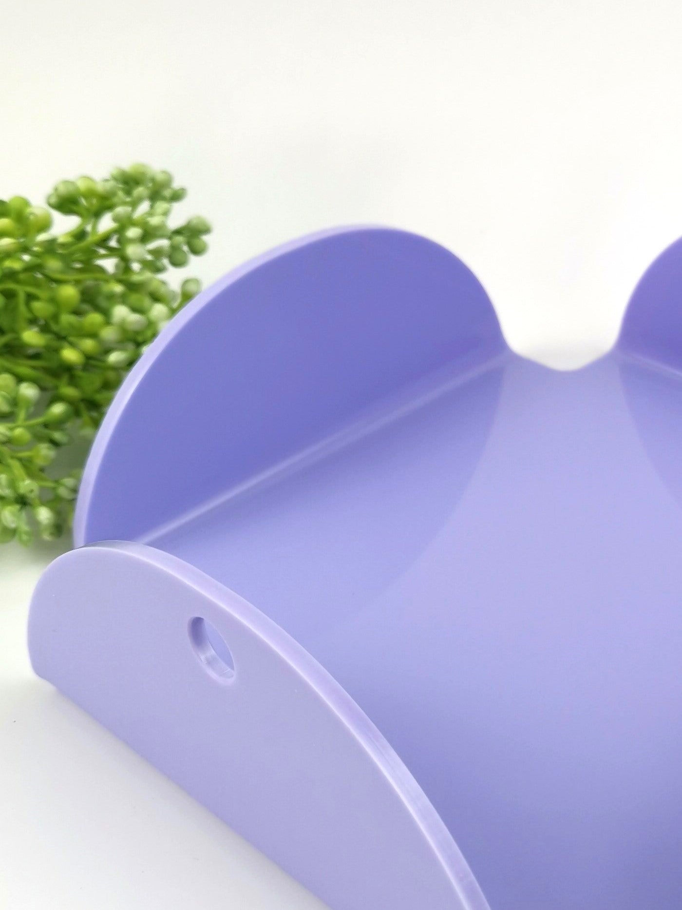 acrylic napkin holder close up