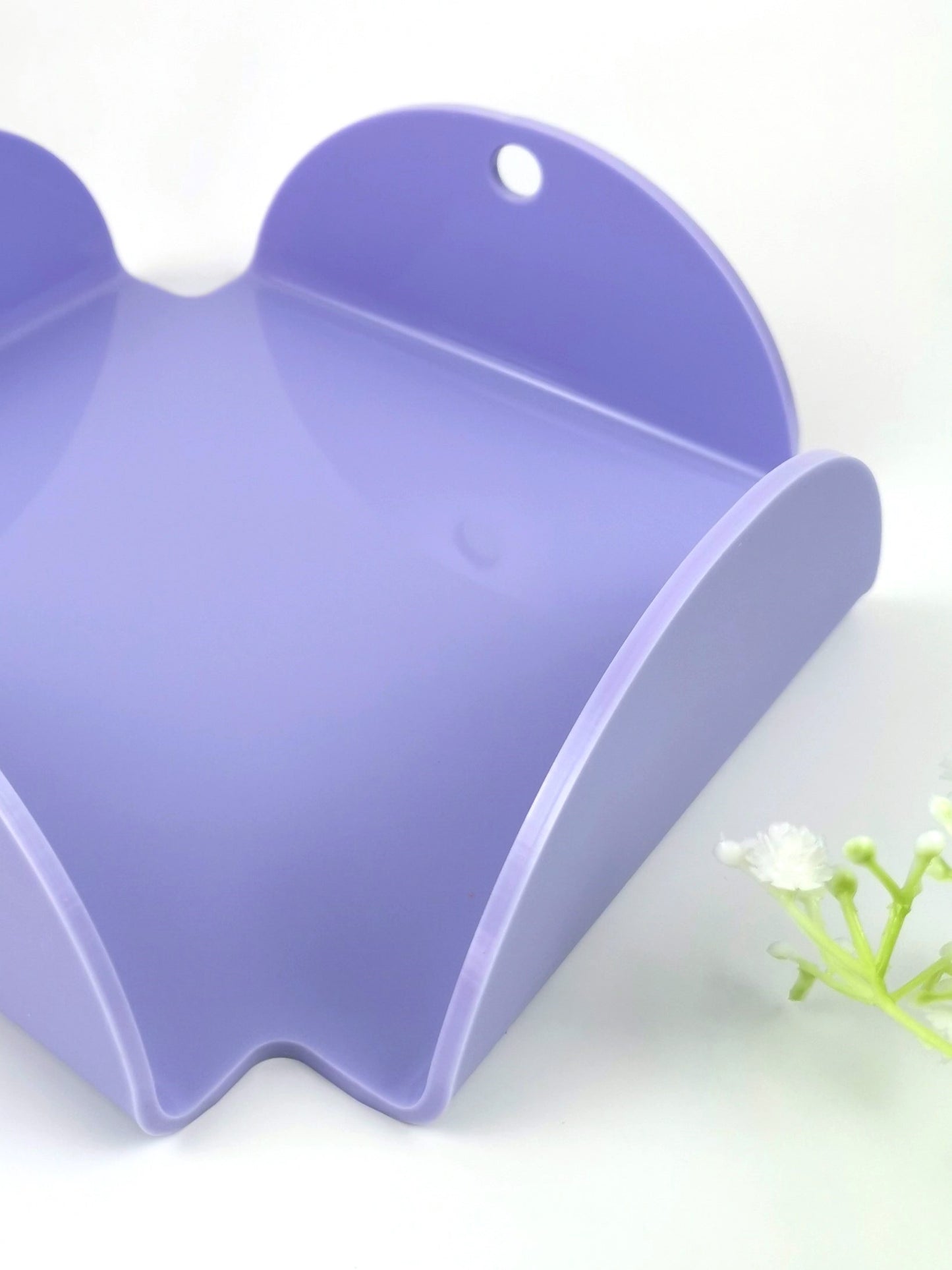 acrylic napkin holder purple