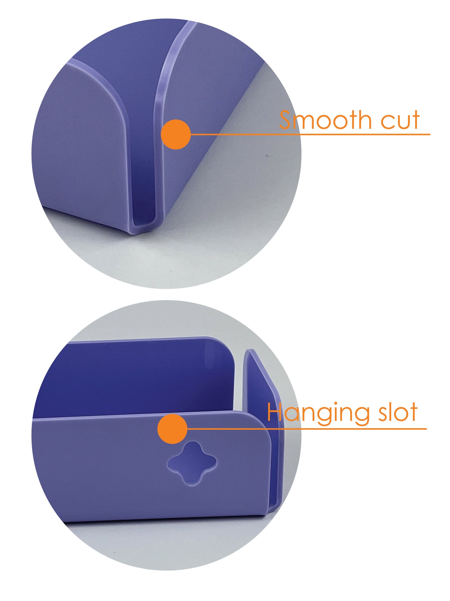 acrylic organizer box details