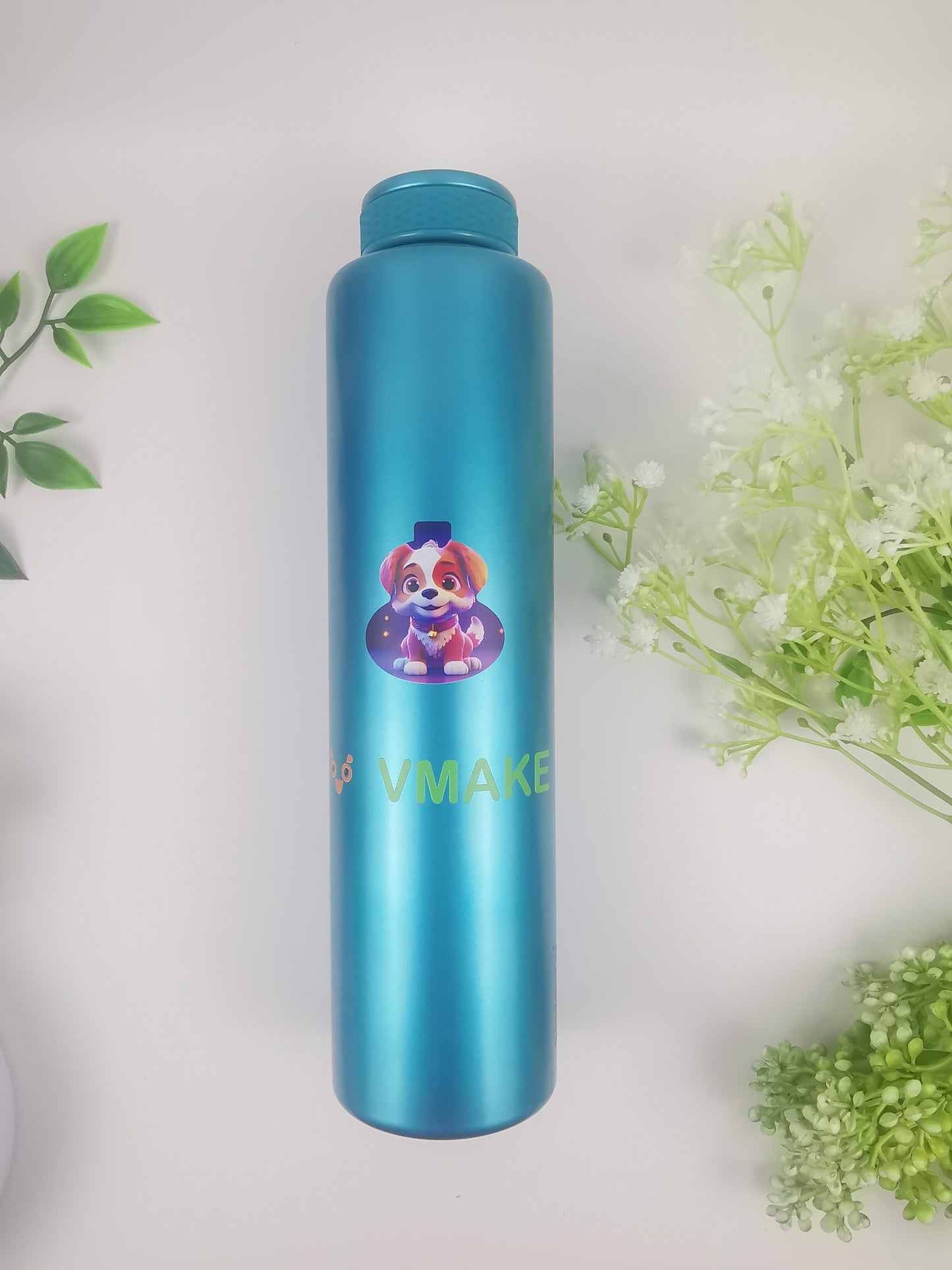 print on drink bottle gourd shape