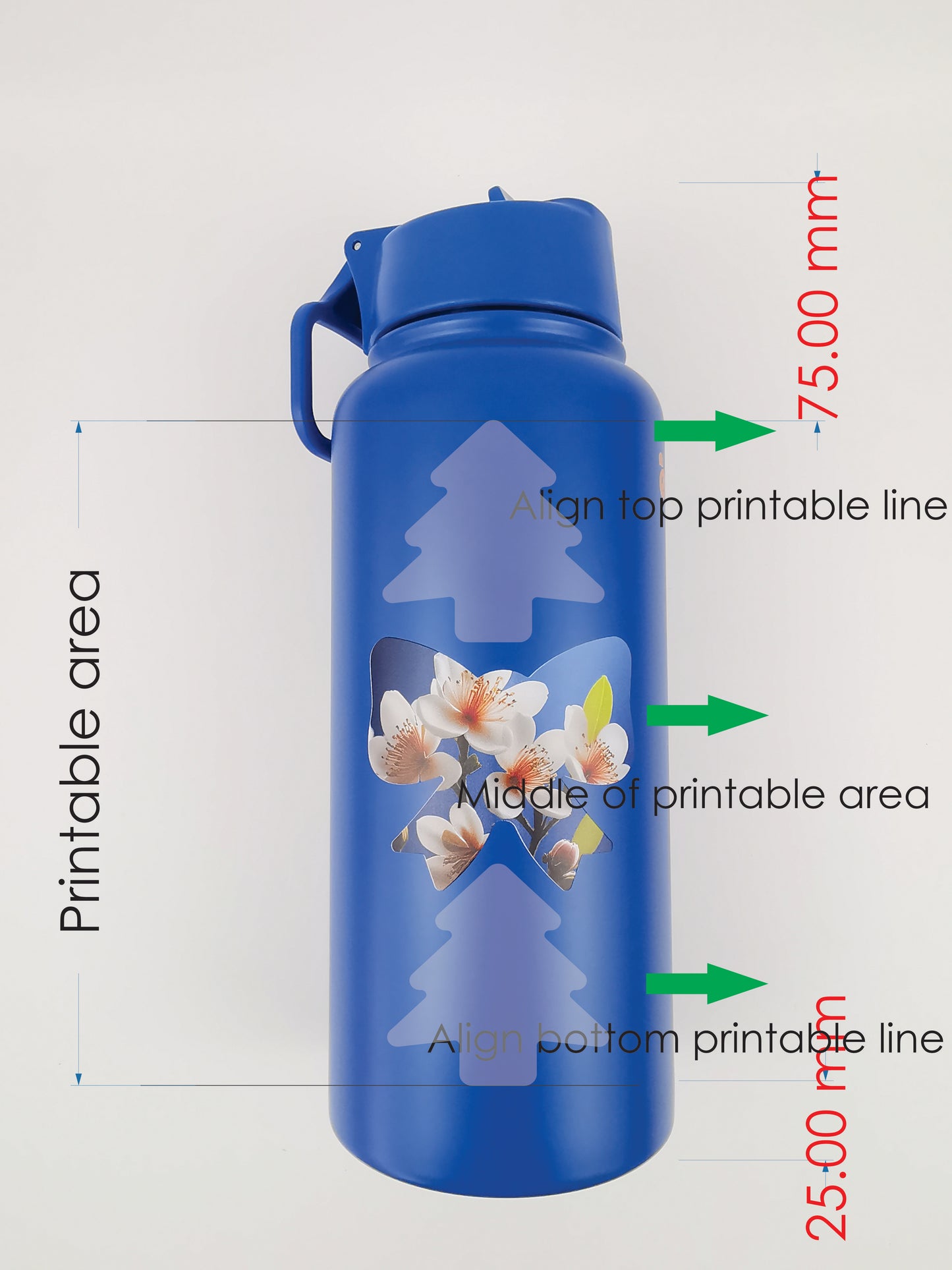 instruction for print on bottle