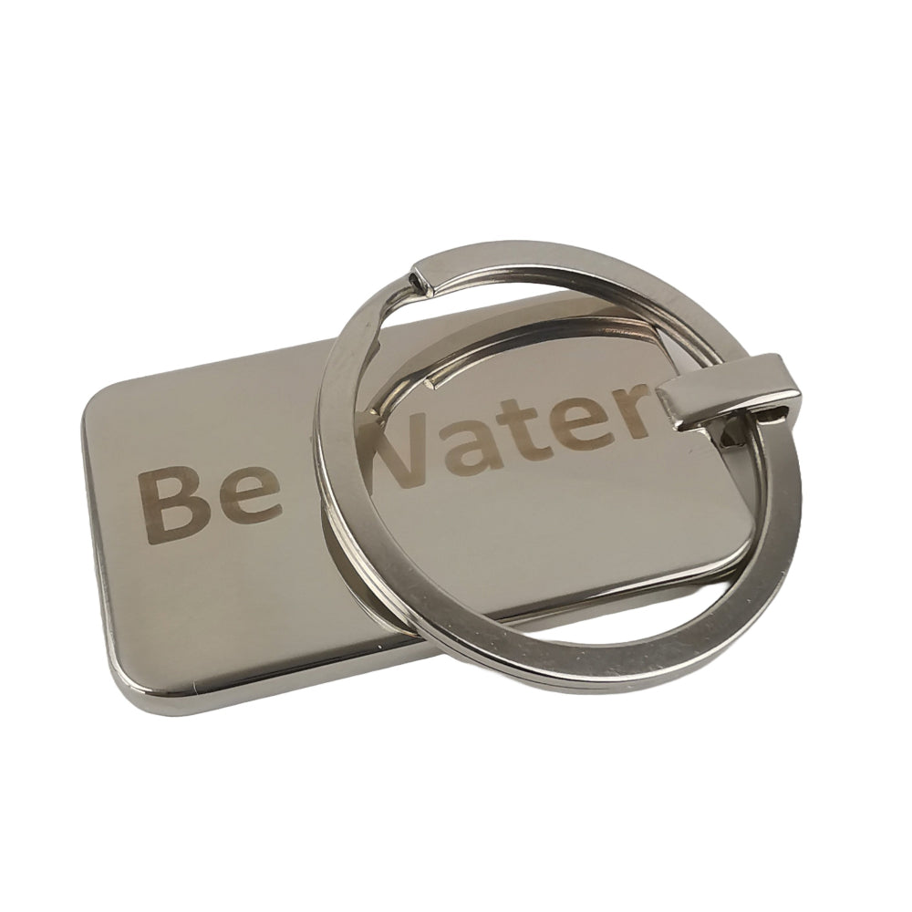 keychain rectangle tag be water