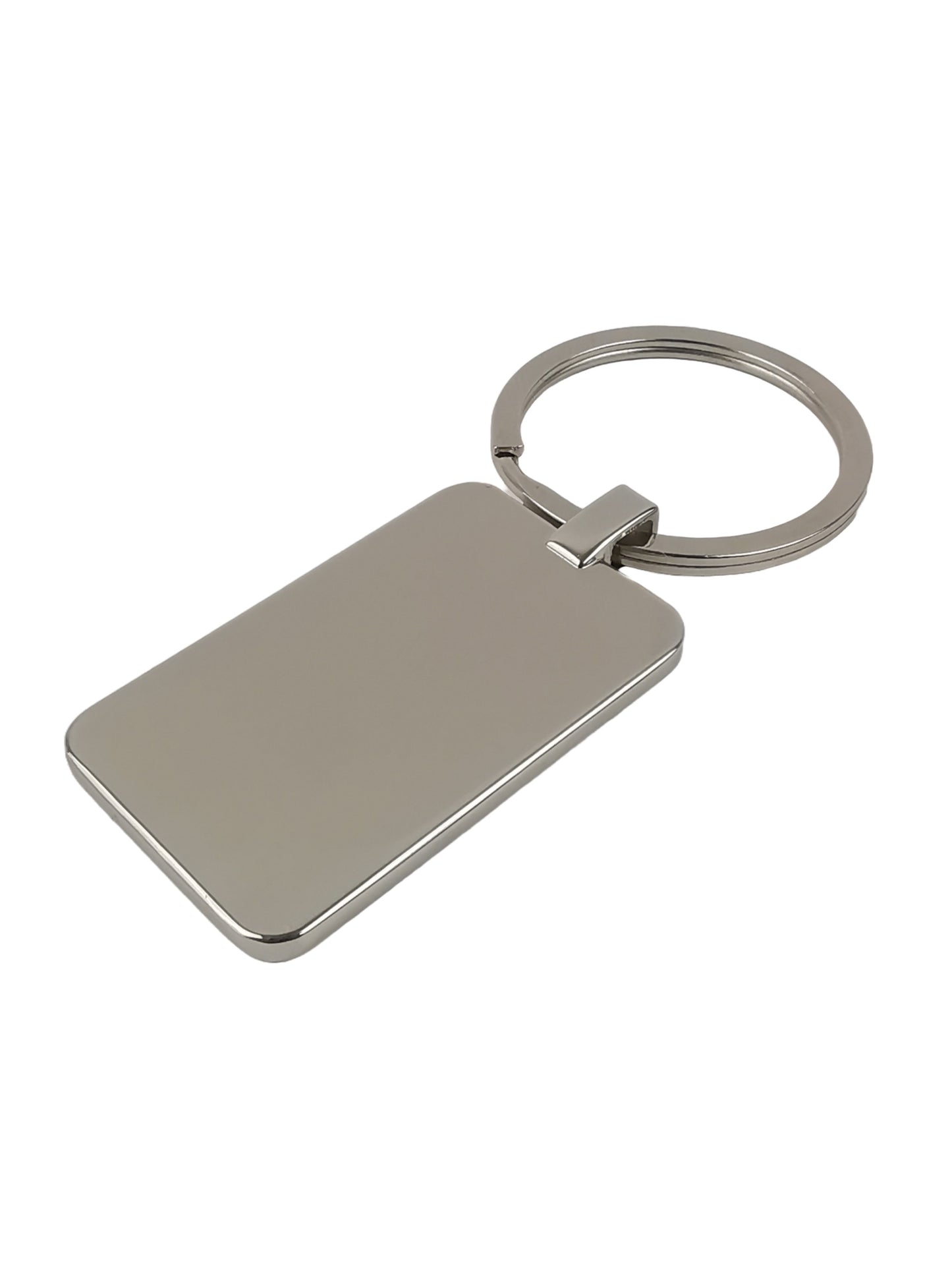 keychain rectangle tag back