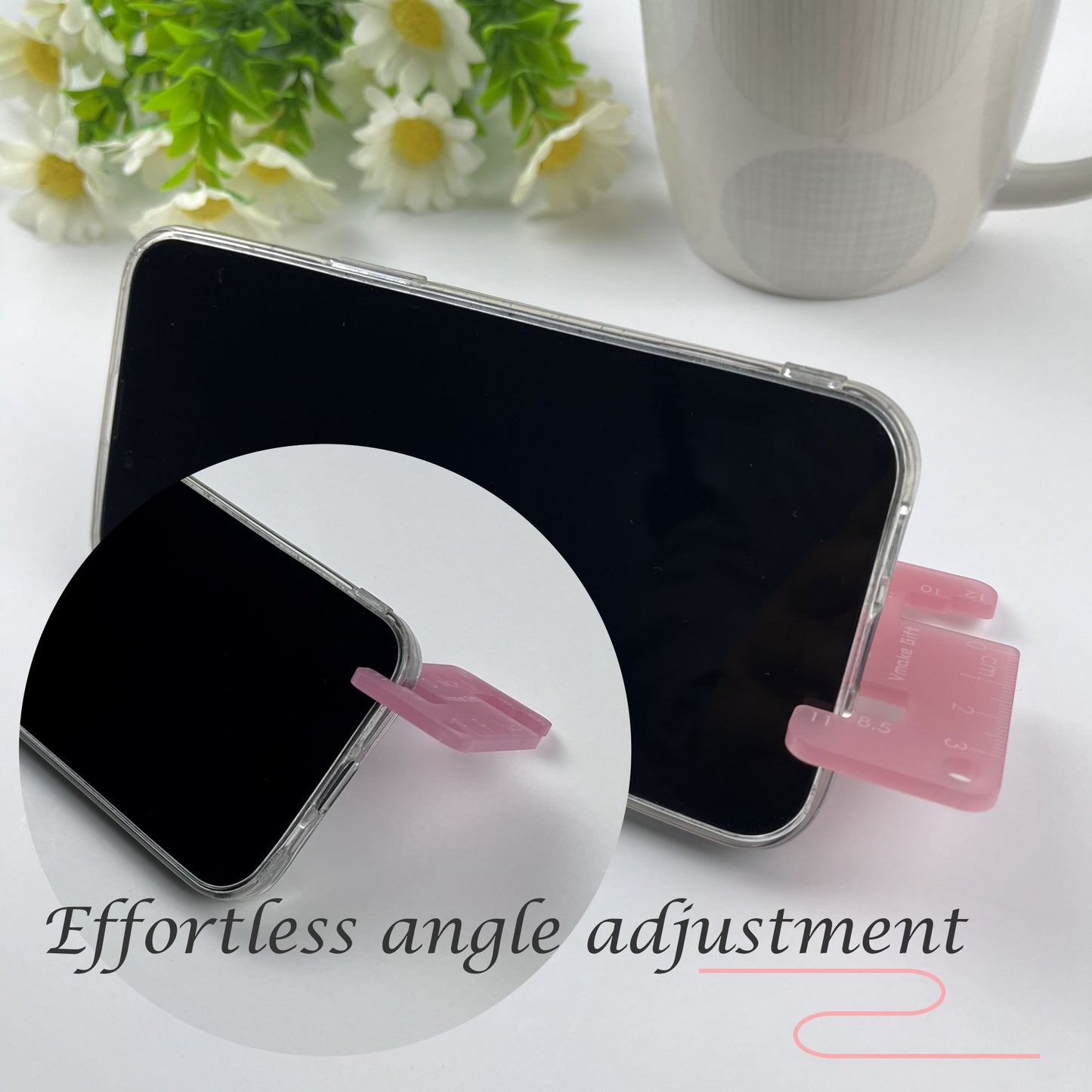 acrylic portable phone stand for landscape view