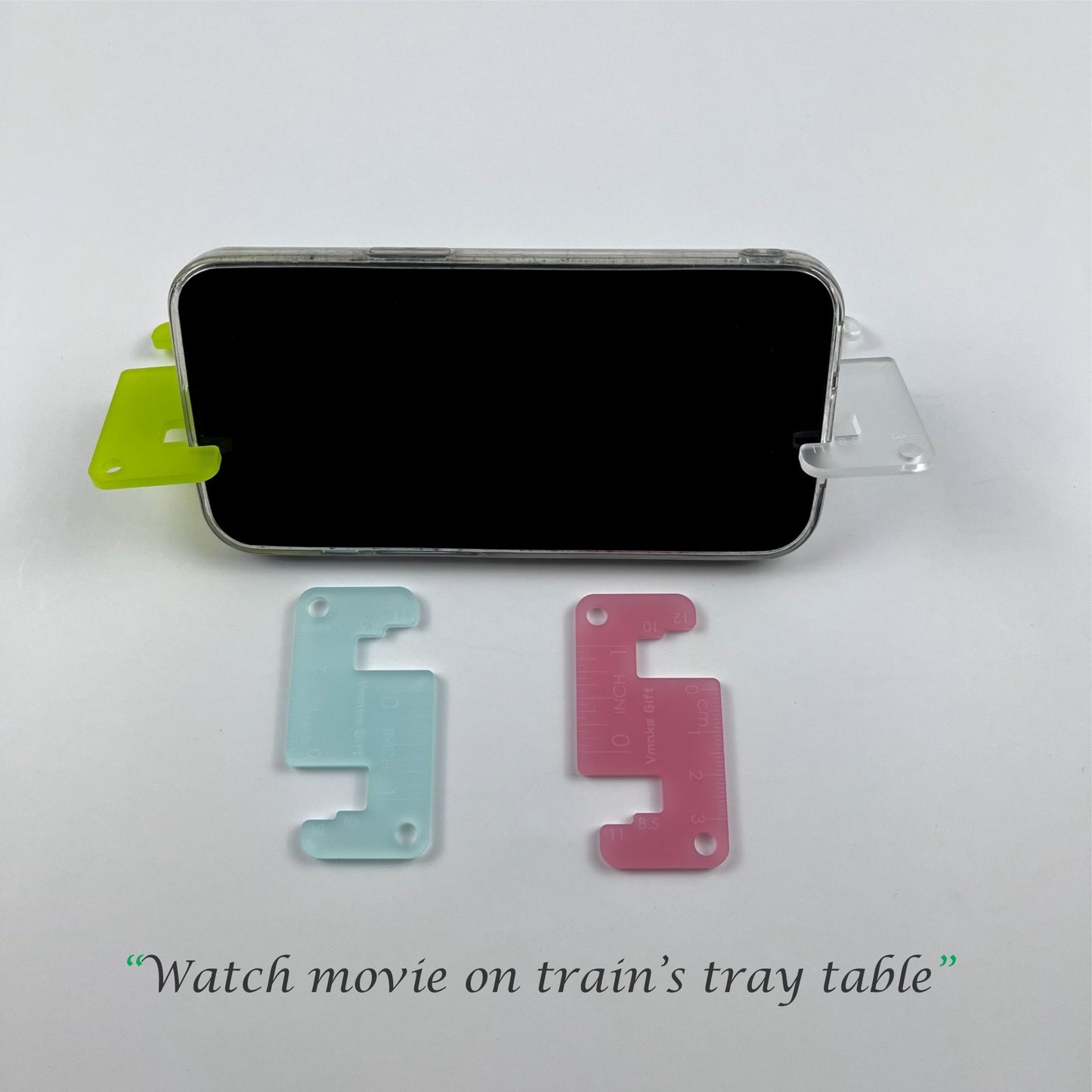 acrylic portable phone stand for landscape view