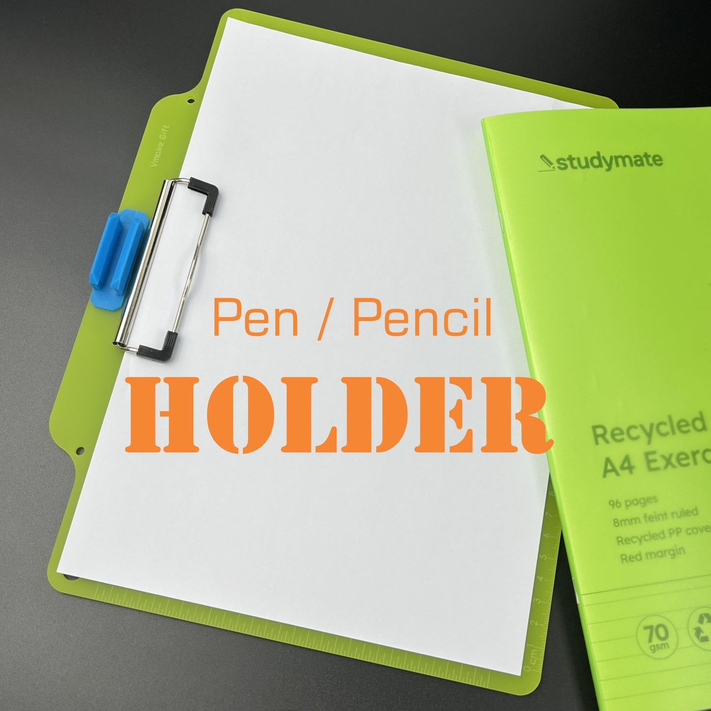 亚克力写字板，带笔插，A4尺寸，多种颜色可选