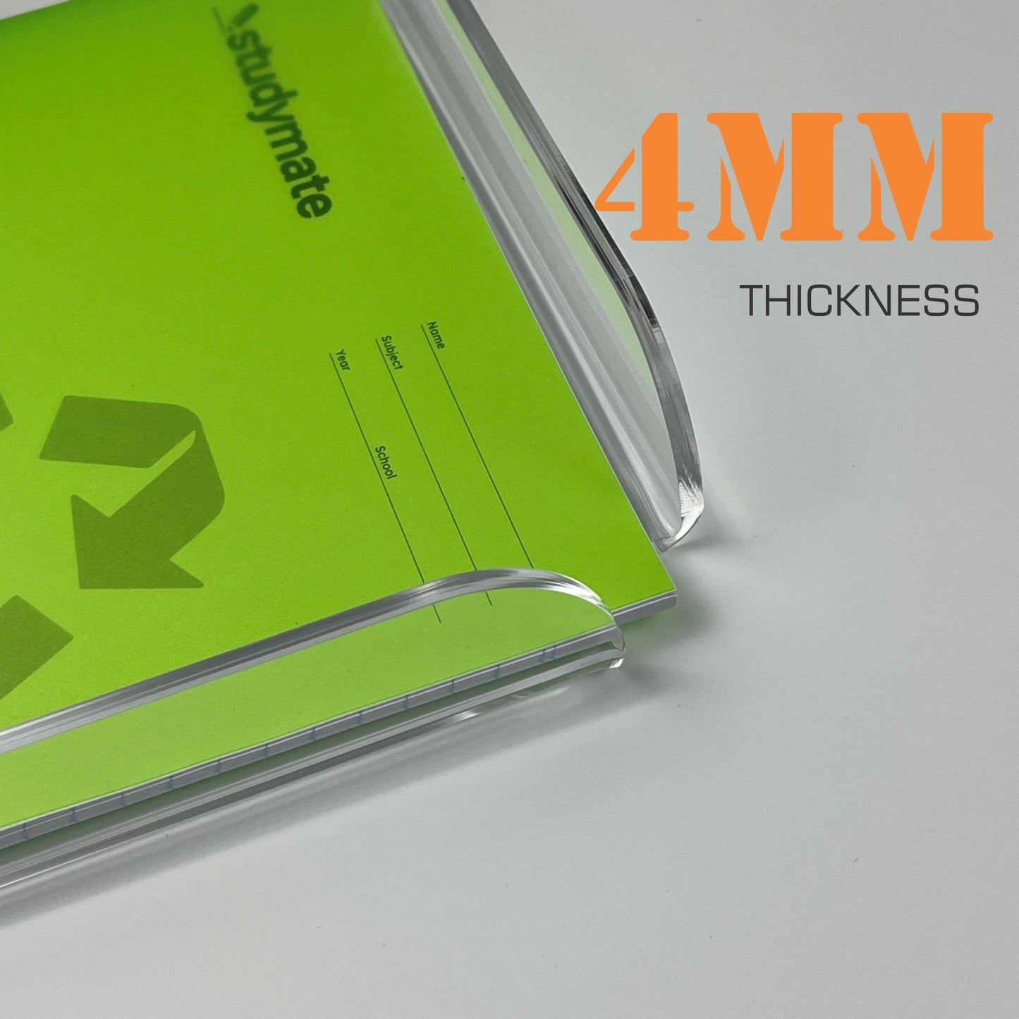 A4 paper document tray | 4mm 3mm clear acrylic tray