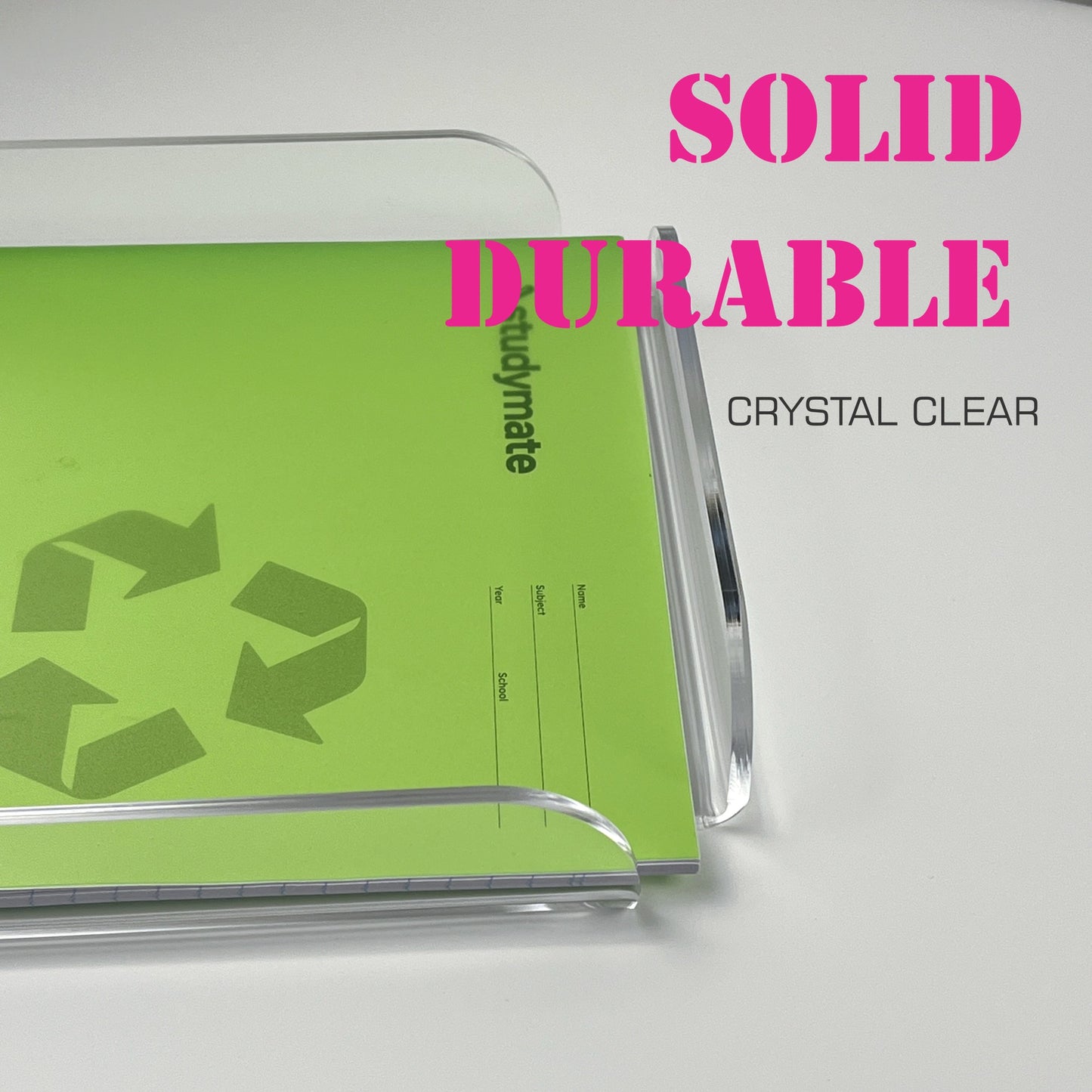 A4 paper document tray | 4mm 3mm clear acrylic tray