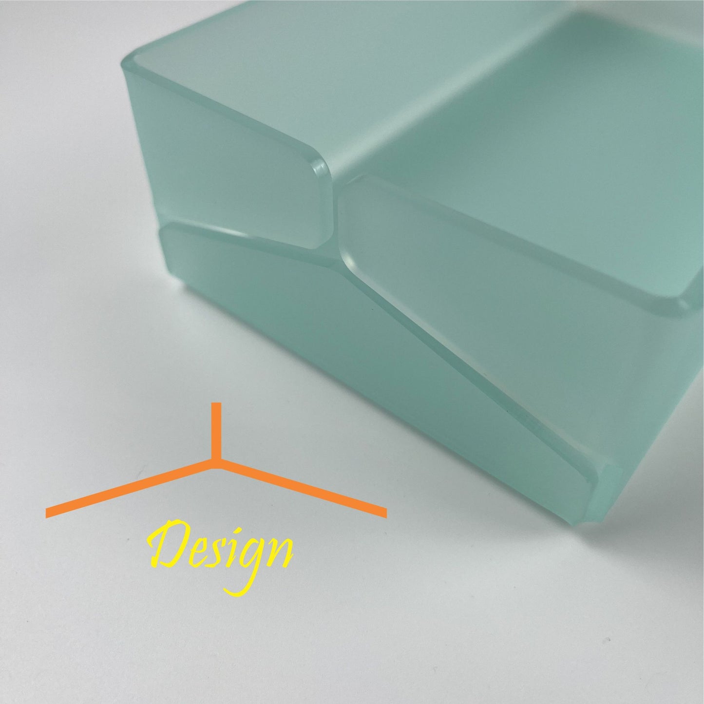 acrylic organizer box, custom engraving