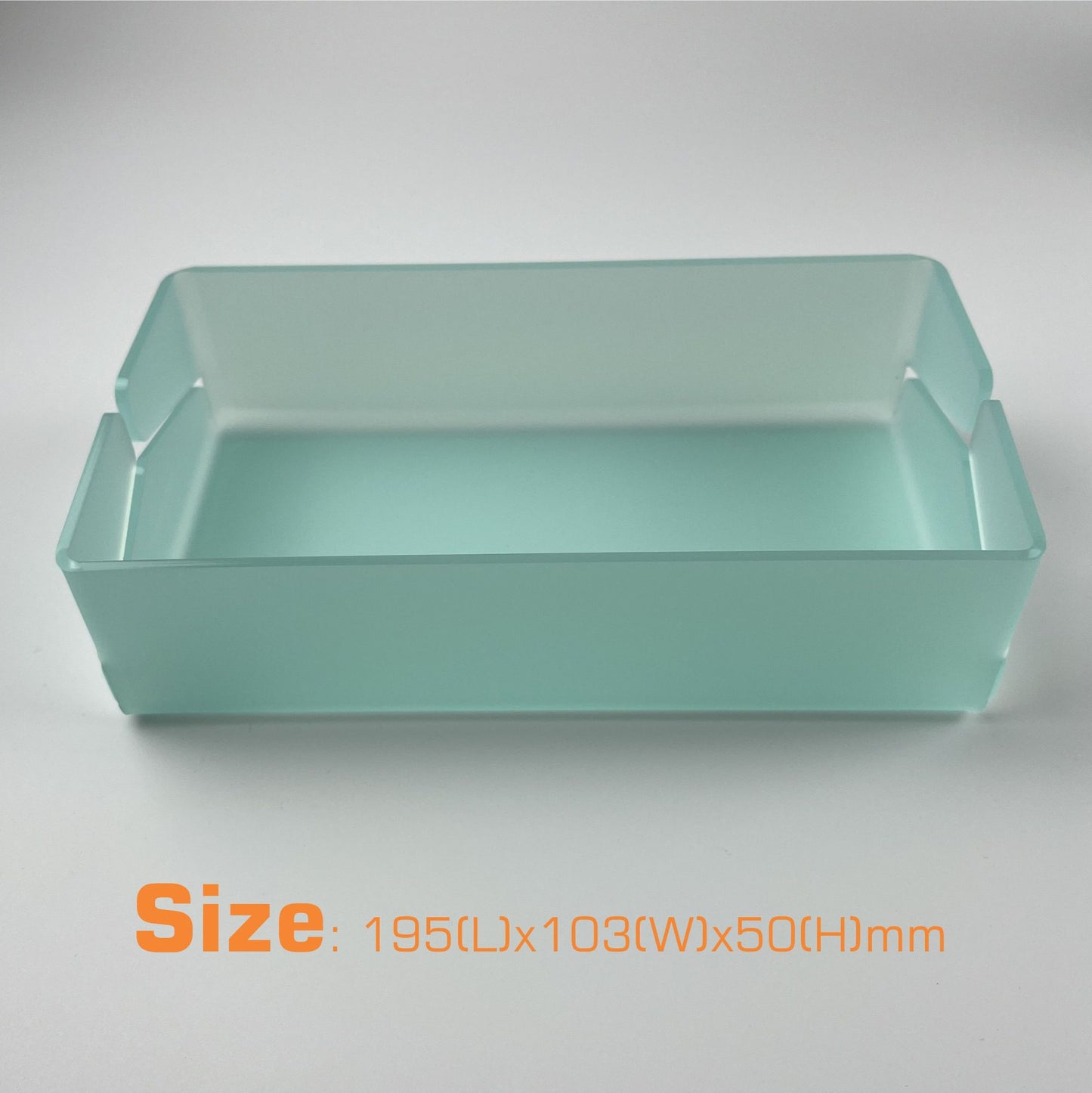 acrylic organizer box, custom engraving