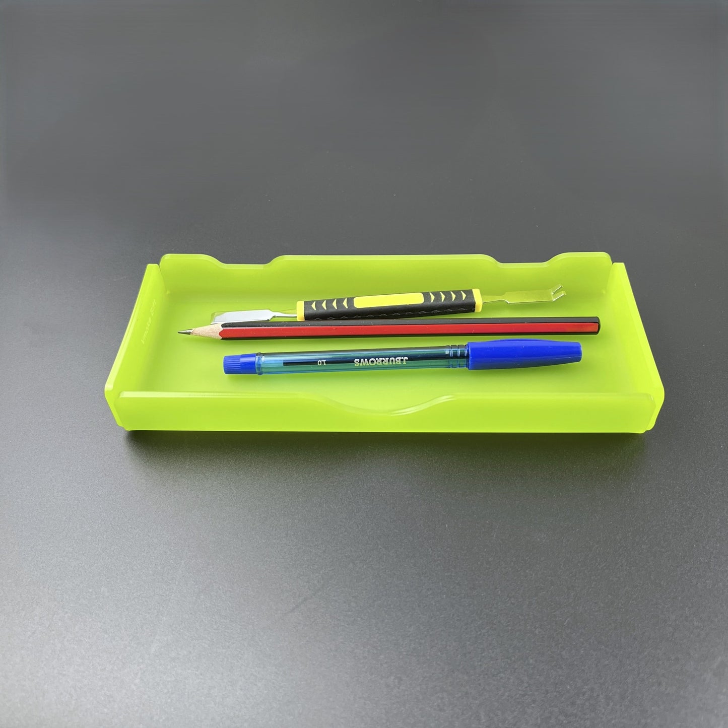 acrylic pen pencil tray holder