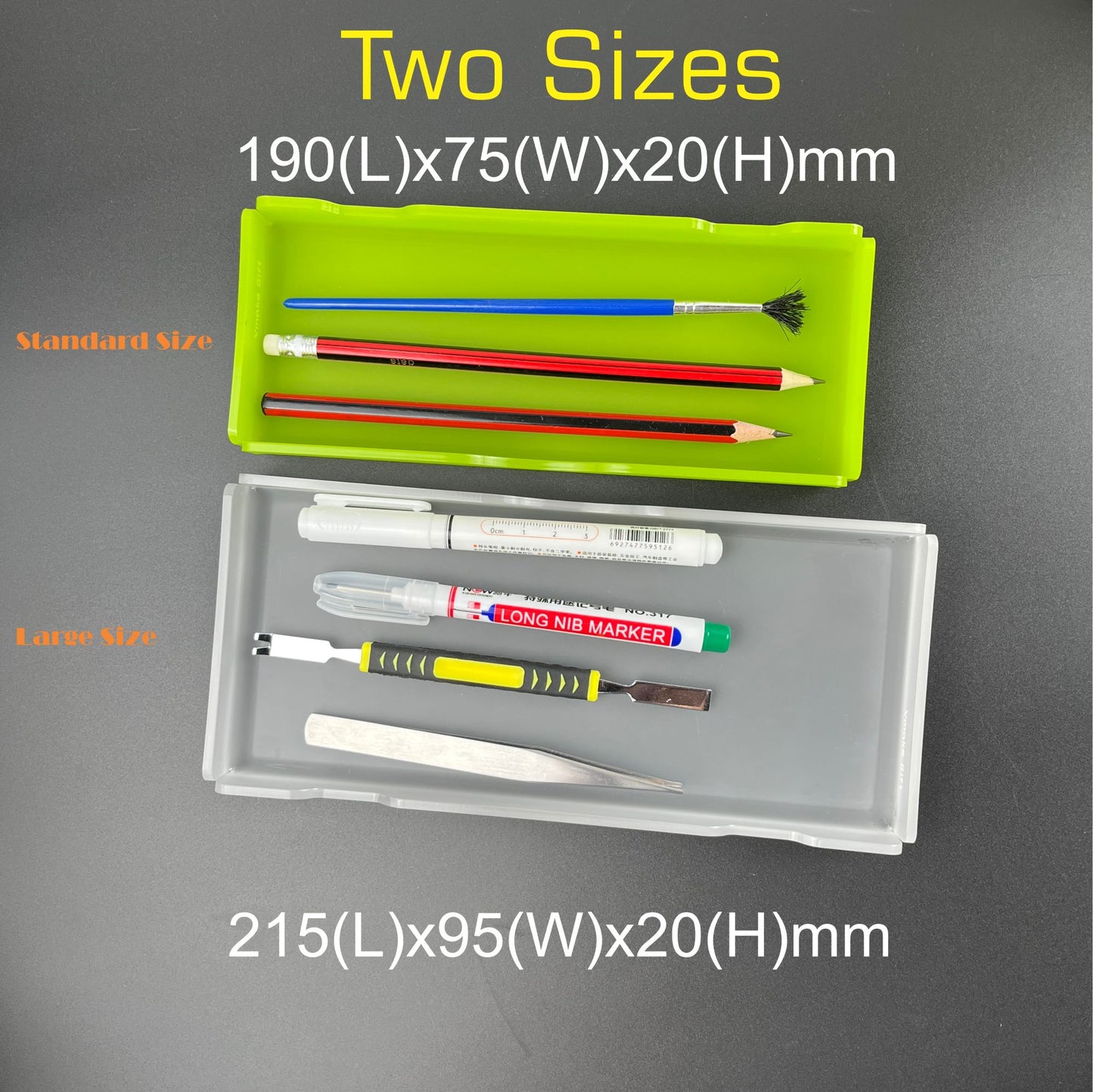 acrylic pen pencil tray holder