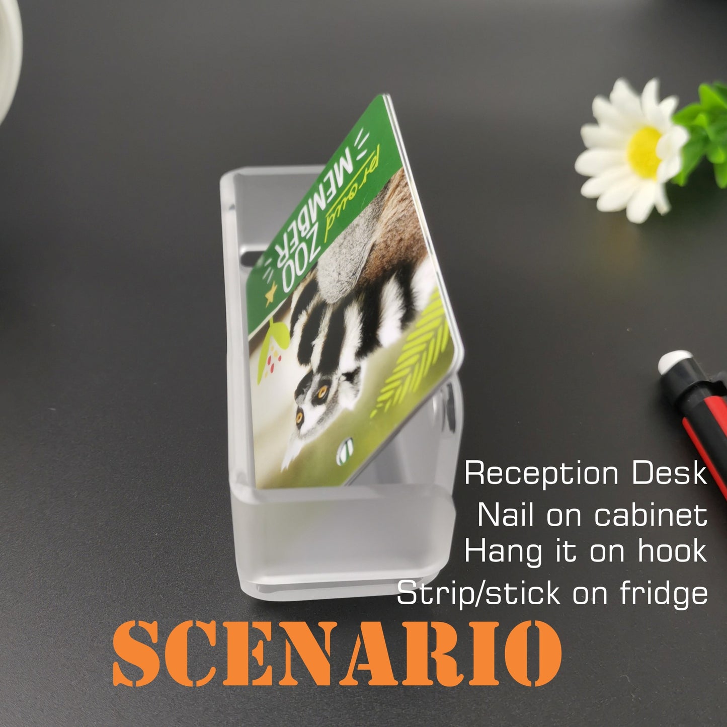 Acrylic cards holder | Business clear acrylic stands