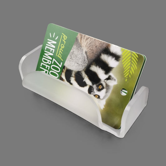Business cards holder | 3mm clear acrylic card stand