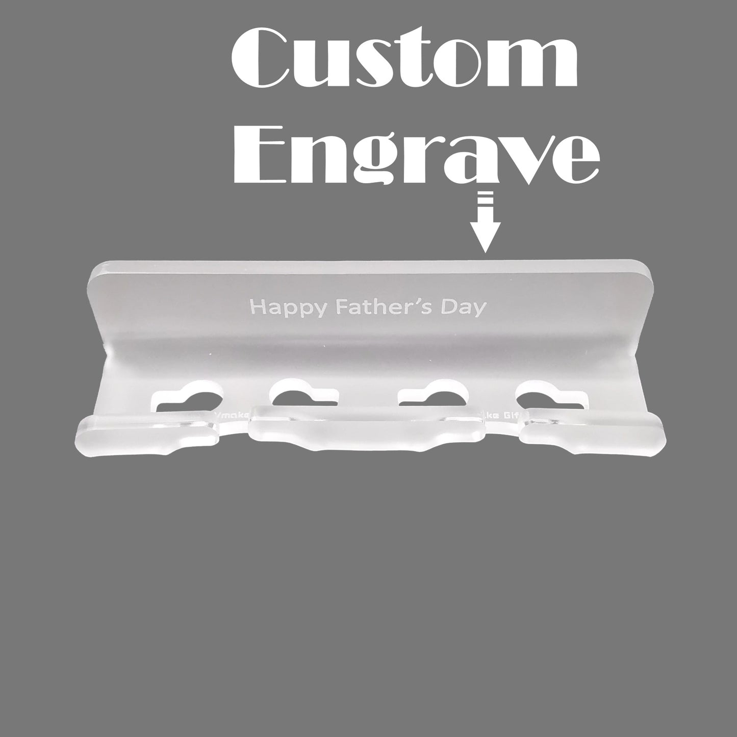 cable organizer | 3mm Clear acrylic charging cable holder