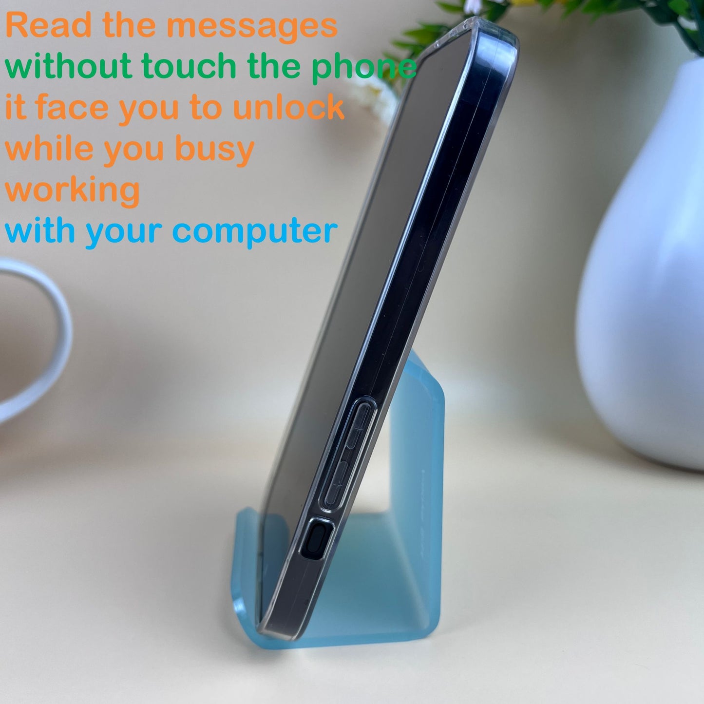phone stand with double view angle 40 and 65 degree