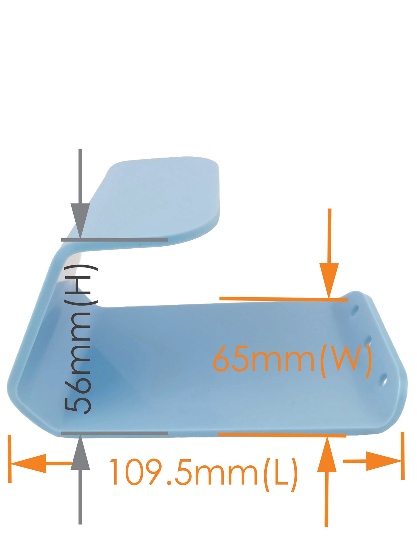 acrylic phone stand size