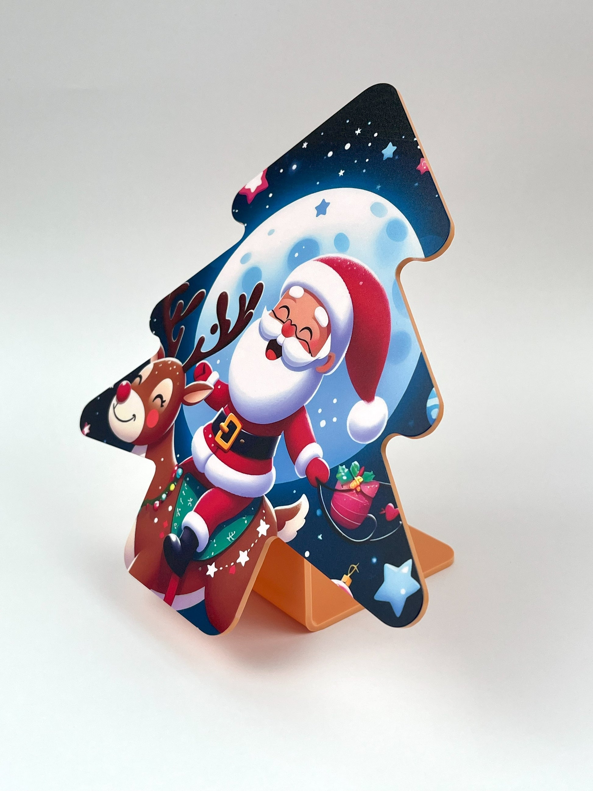 frameless hover photo stand side
