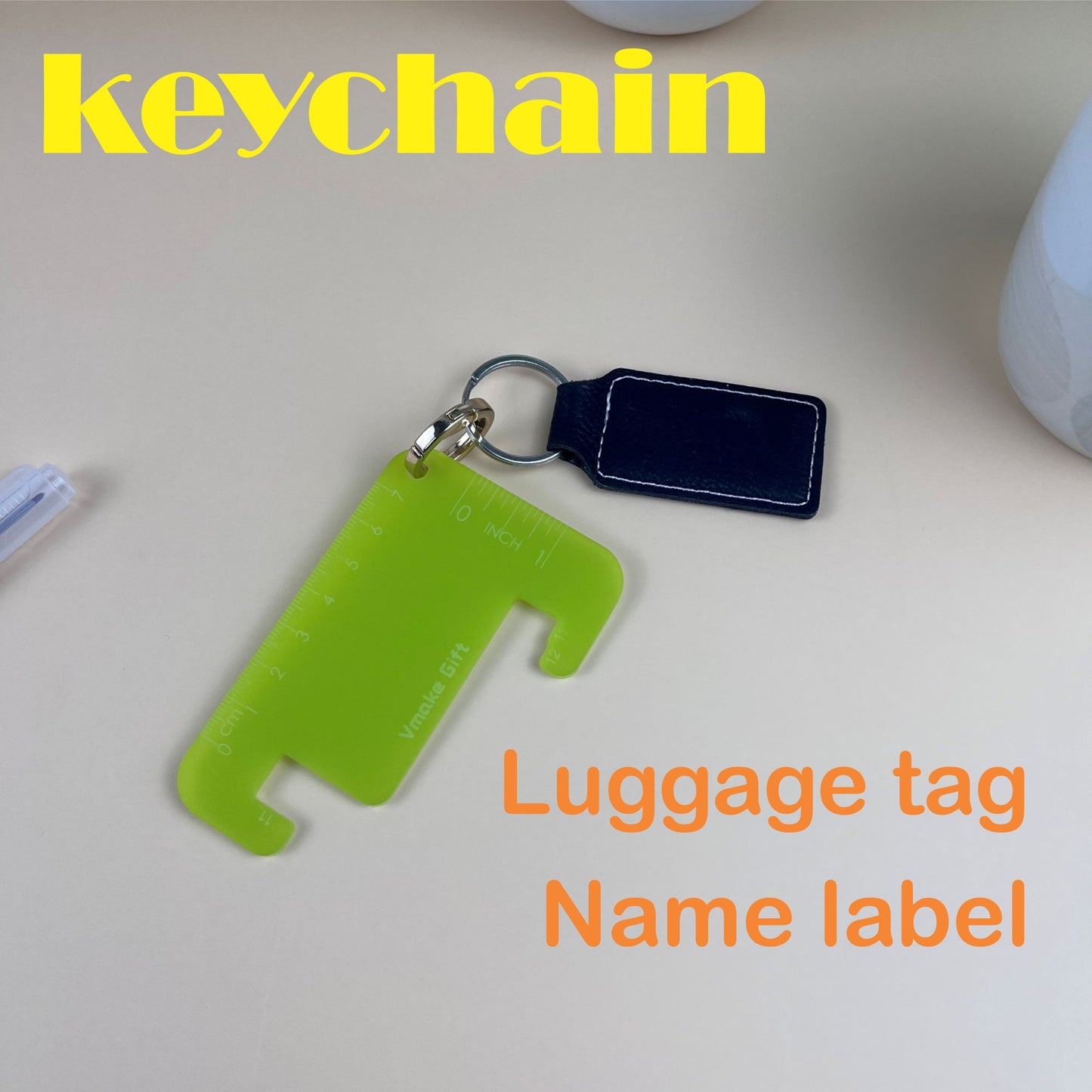 手机支架标签，支持横向和纵向放置