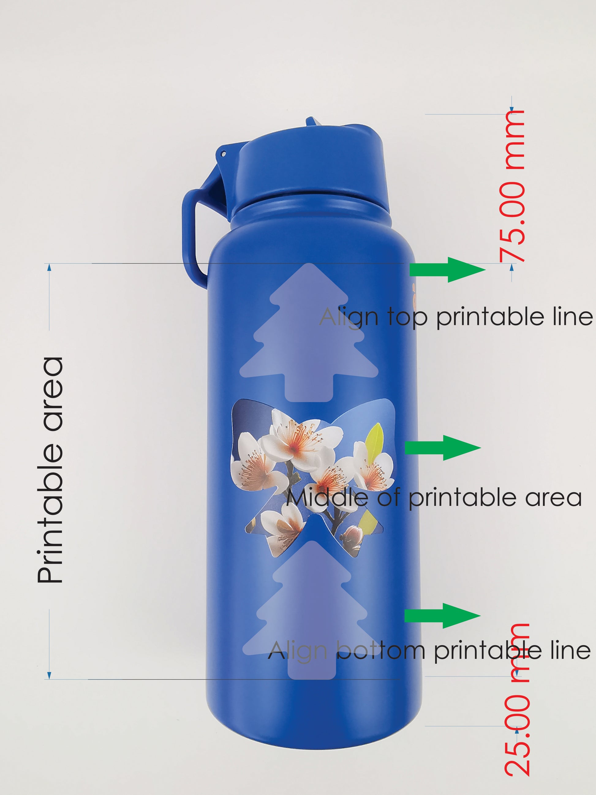 instruction for print on bottle