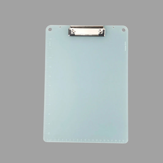 A4 acrylic clipboard, 3mm clear green and pink acrylic