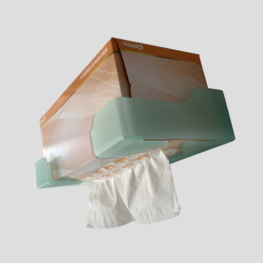 Tissue box wall holder, 3‑Way Acrylic Dispenser, Multi colors